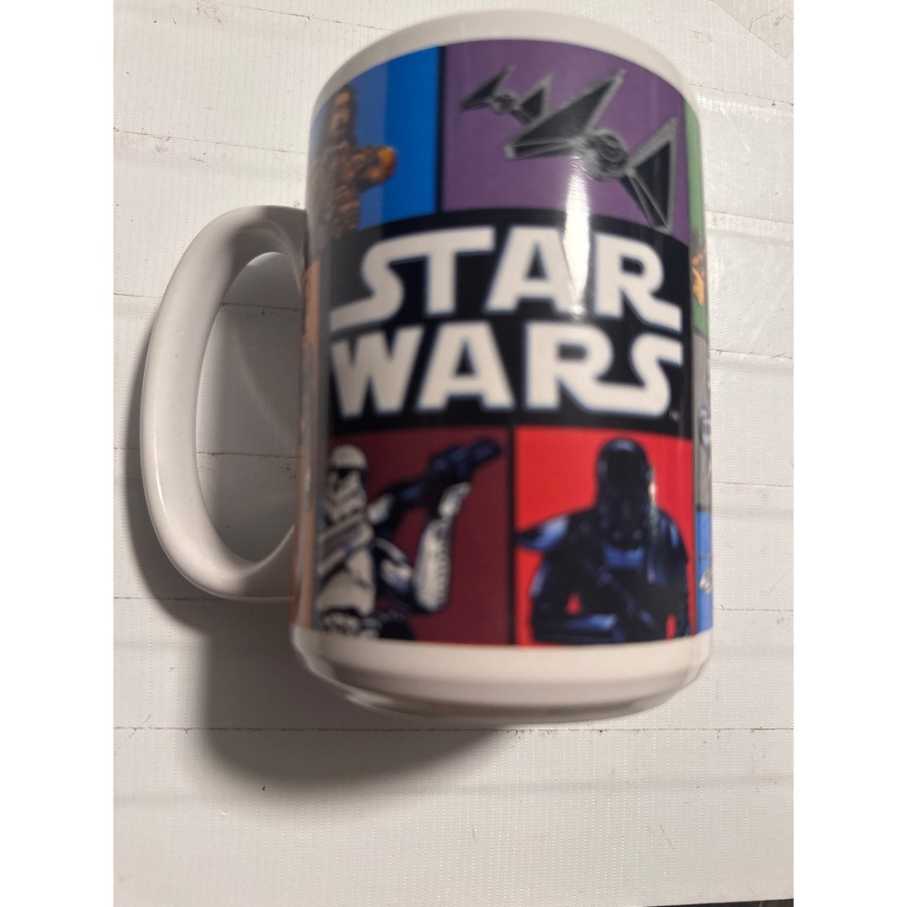Galerie Star Wars Coffee Mug Unisex Large Multicolor Excellent Character Collage